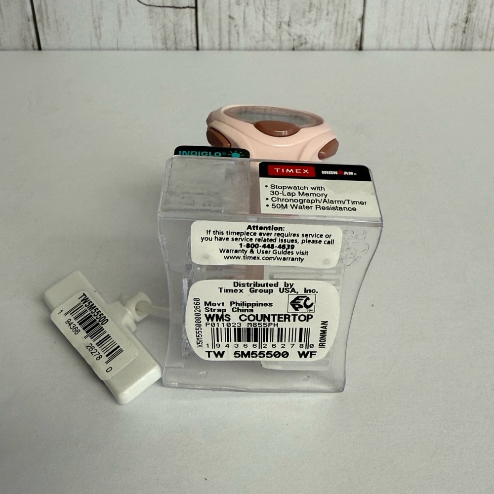 Timex Ironman Indiglo Women's Essential 30 Pink Digital Watch NWT - Picture 7 of 7